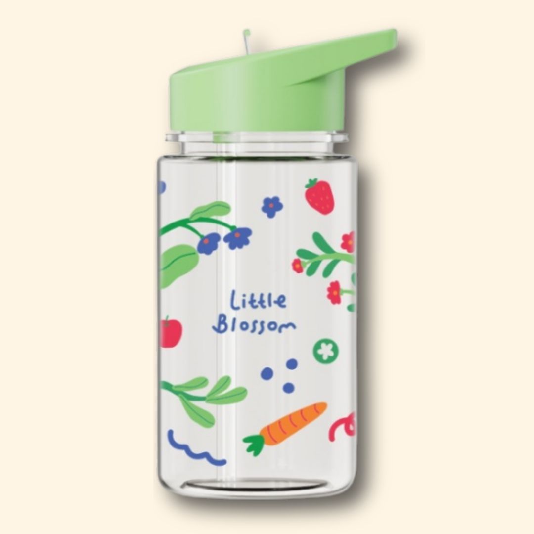 [FREE GIFT] Little Blossom Water Bottle - Green