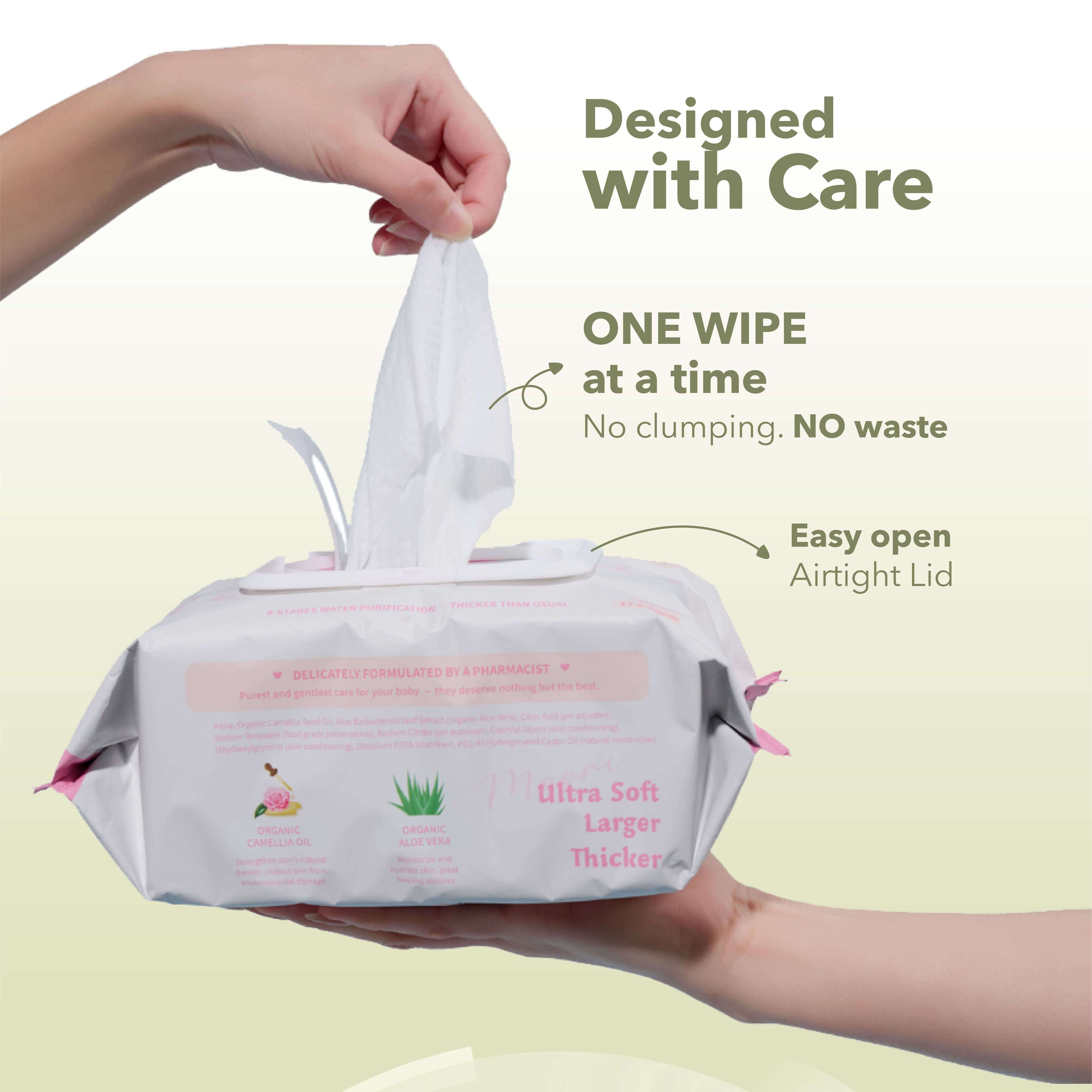 [Free Gift] Moori Care - Premium Wet Wipes (80's)
