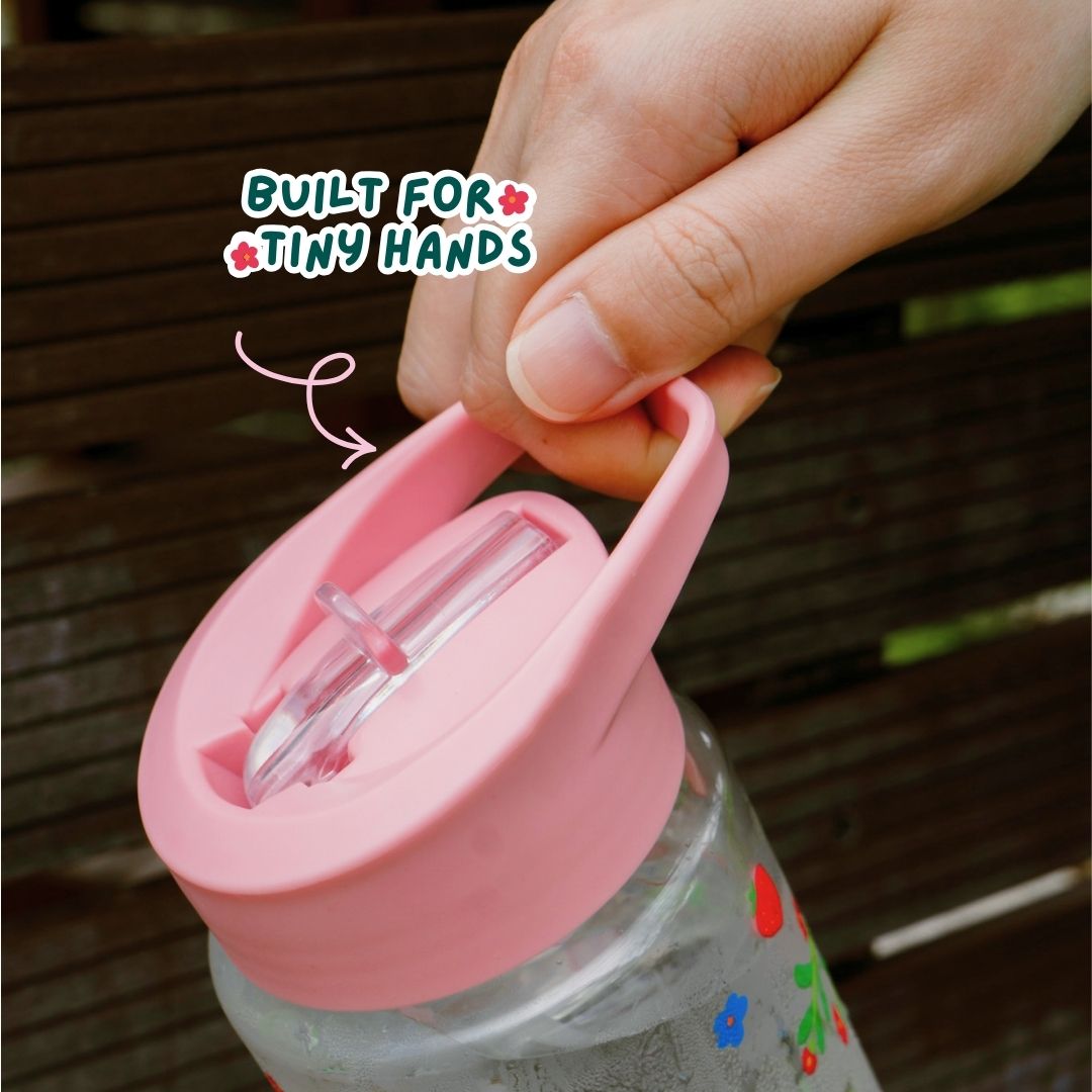 [FREE GIFT] Little Blossom Water Bottle - Green