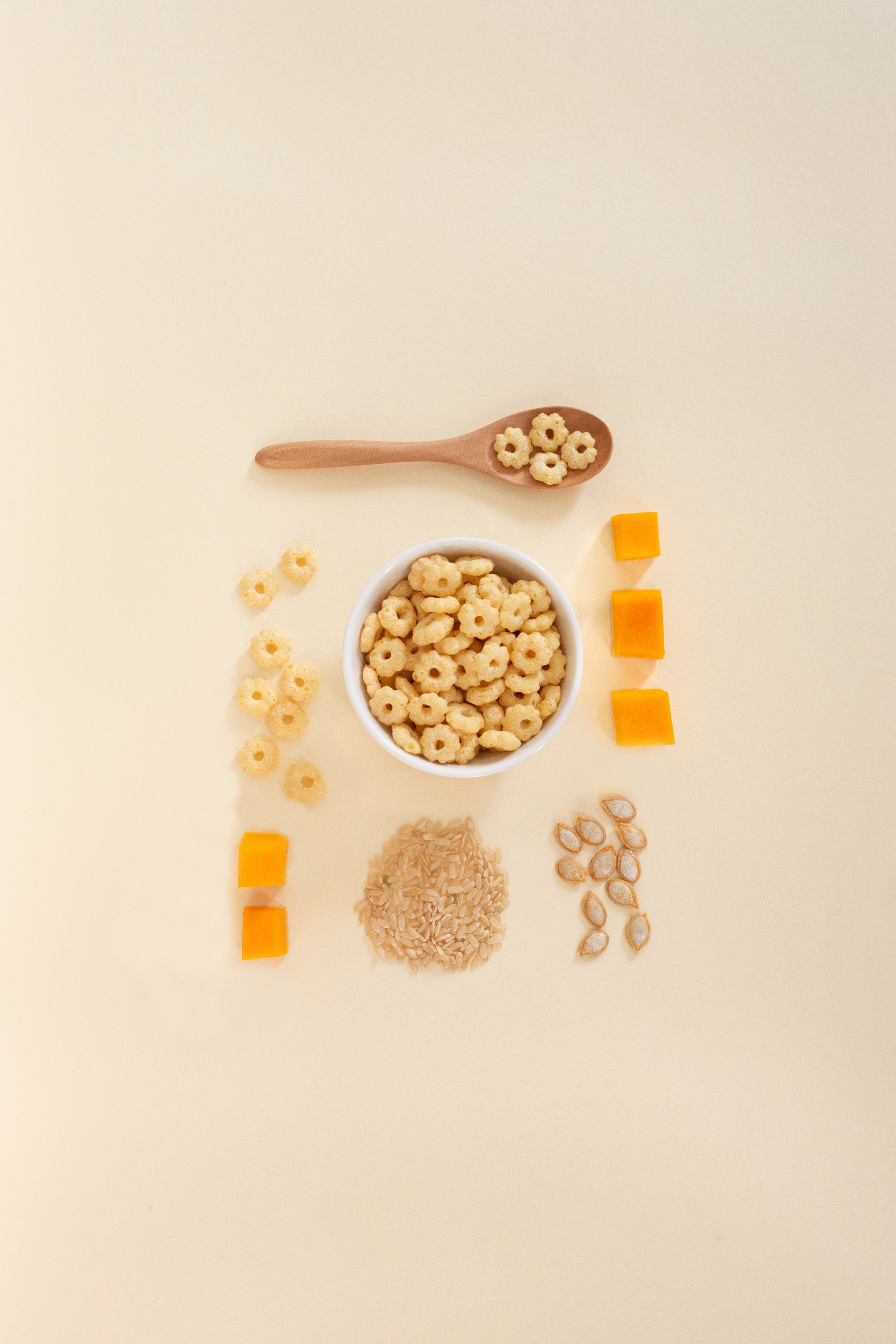 Organic Brown Rice Puffs | Pumpkin